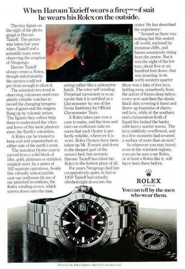 rolex international geophysic year.